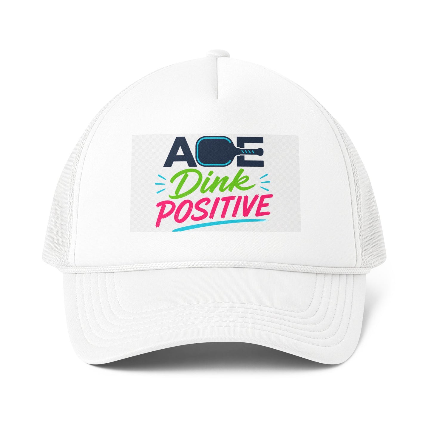 Trucker Cap - "Ace Dink Positive" Retro Pickleball Hat