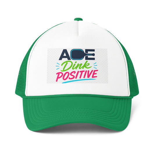 Trucker Cap - "Ace Dink Positive" Retro Pickleball Hat